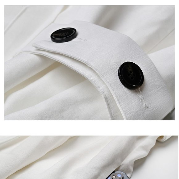 Kiesza Lyte A-Line White Formal Dress - Picture 14 of 16